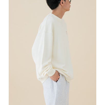 アーバンリサーチ ドアーズ URBAN RESEARCH DOORS 『別注』FORK&SPOON×SPS ロゴプリントスウェット （アイボリー）｜詳細画像