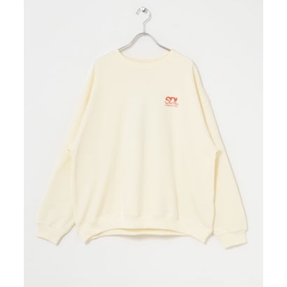アーバンリサーチ ドアーズ URBAN RESEARCH DOORS 『別注』FORK&SPOON×SPS ロゴプリントスウェット （アイボリー）｜詳細画像