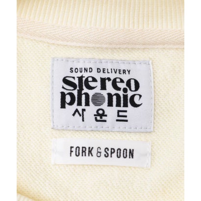 アーバンリサーチ ドアーズ URBAN RESEARCH DOORS 『別注』FORK&SPOON×SPS ロゴプリントスウェット （アイボリー）｜詳細画像