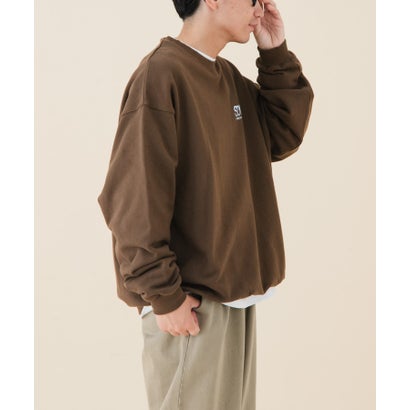 アーバンリサーチ ドアーズ URBAN RESEARCH DOORS 『別注』FORK&SPOON×SPS ロゴプリントスウェット （アイボリー）｜詳細画像