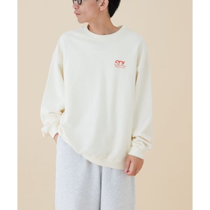 アーバンリサーチ ドアーズ URBAN RESEARCH DOORS 『別注』FORK&SPOON×SPS ロゴプリントスウェット （ブラウン）｜詳細画像