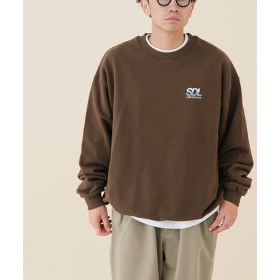 アーバンリサーチ ドアーズ URBAN RESEARCH DOORS 『別注』FORK&SPOON×SPS ロゴプリントスウェット （ブラウン）｜詳細画像