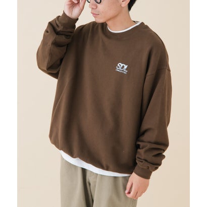 アーバンリサーチ ドアーズ URBAN RESEARCH DOORS 『別注』FORK&SPOON×SPS ロゴプリントスウェット （ブラウン）｜詳細画像