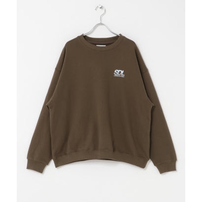 アーバンリサーチ ドアーズ URBAN RESEARCH DOORS 『別注』FORK&SPOON×SPS ロゴプリントスウェット （ブラウン）｜詳細画像