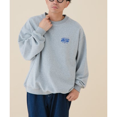 アーバンリサーチ ドアーズ URBAN RESEARCH DOORS 『別注』FORK&SPOON×SPS BPスウェット vinyl （チャコールグレー）｜詳細画像