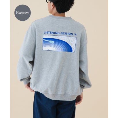 アーバンリサーチ ドアーズ URBAN RESEARCH DOORS 『別注』FORK&SPOON×SPS BPスウェット vinyl （チャコールグレー）｜詳細画像