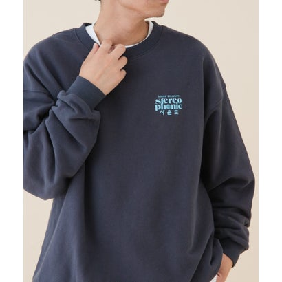 アーバンリサーチ ドアーズ URBAN RESEARCH DOORS 『別注』FORK&SPOON×SPS BPスウェット vinyl （チャコールグレー）｜詳細画像