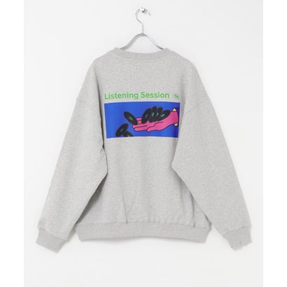 アーバンリサーチ ドアーズ URBAN RESEARCH DOORS 『別注』FORK&SPOON×SPS BPスウェット hand （ライトグレー）｜詳細画像