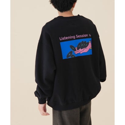 アーバンリサーチ ドアーズ URBAN RESEARCH DOORS 『別注』FORK&SPOON×SPS BPスウェット hand （ライトグレー）｜詳細画像