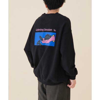 アーバンリサーチ ドアーズ URBAN RESEARCH DOORS 『別注』FORK&SPOON×SPS BPスウェット hand （ライトグレー）｜詳細画像