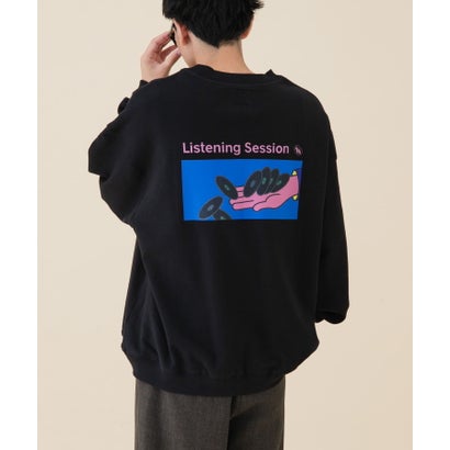 アーバンリサーチ ドアーズ URBAN RESEARCH DOORS 『別注』FORK&SPOON×SPS BPスウェット hand （ブラック）｜詳細画像