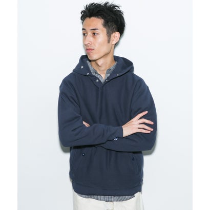 アーバンリサーチ ドアーズ URBAN RESEARCH DOORS 『別注』Champion×DOORS HALF SNAP PARKA （オートミール）｜詳細画像