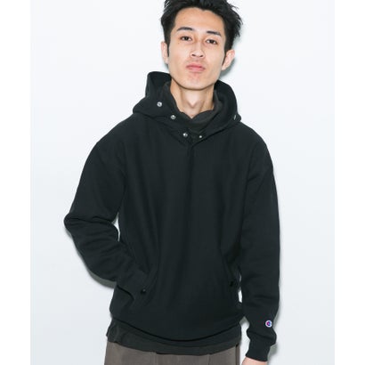 アーバンリサーチ ドアーズ URBAN RESEARCH DOORS 『別注』Champion×DOORS HALF SNAP PARKA （オートミール）｜詳細画像