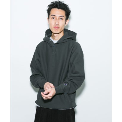 アーバンリサーチ ドアーズ URBAN RESEARCH DOORS 『別注』Champion×DOORS HALF SNAP PARKA （オートミール）｜詳細画像