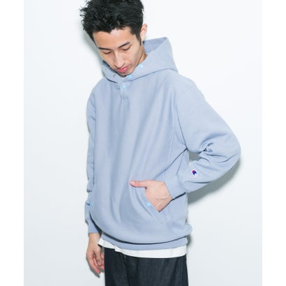 アーバンリサーチ ドアーズ URBAN RESEARCH DOORS 『別注』Champion×DOORS HALF SNAP PARKA （ネイビー）｜詳細画像