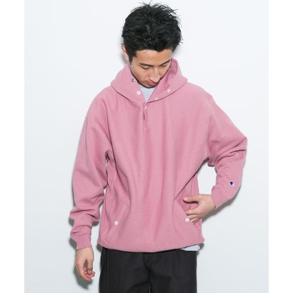アーバンリサーチ ドアーズ URBAN RESEARCH DOORS 『別注』Champion×DOORS HALF SNAP PARKA （ネイビー）｜詳細画像