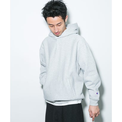 アーバンリサーチ ドアーズ URBAN RESEARCH DOORS 『別注』Champion×DOORS HALF SNAP PARKA （ネイビー）｜詳細画像