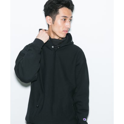 アーバンリサーチ ドアーズ URBAN RESEARCH DOORS 『別注』Champion×DOORS HALF SNAP PARKA （ライトブルー）｜詳細画像