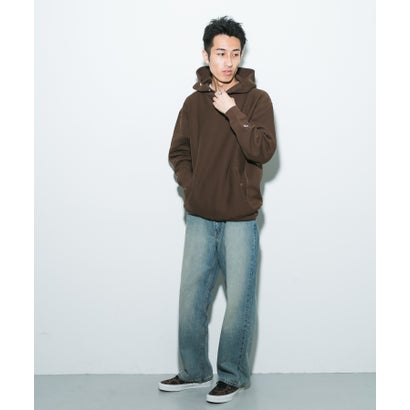 アーバンリサーチ ドアーズ URBAN RESEARCH DOORS 『別注』Champion×DOORS HALF SNAP PARKA （ライトブルー）｜詳細画像