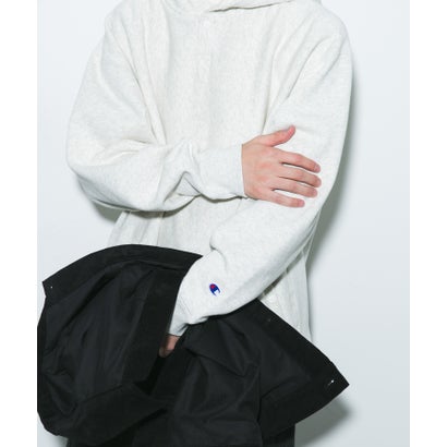 アーバンリサーチ ドアーズ URBAN RESEARCH DOORS 『別注』Champion×DOORS HALF SNAP PARKA （ブラック）｜詳細画像