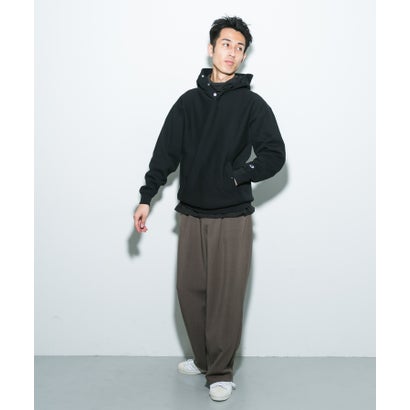 アーバンリサーチ ドアーズ URBAN RESEARCH DOORS 『別注』Champion×DOORS HALF SNAP PARKA （ブラック）｜詳細画像