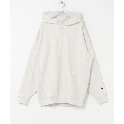 アーバンリサーチ ドアーズ URBAN RESEARCH DOORS 『別注』Champion×DOORS HALF SNAP PARKA （ライトピンク）｜詳細画像