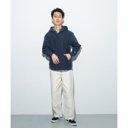 アーバンリサーチ ドアーズ URBAN RESEARCH DOORS 『別注』Champion×DOORS HALF SNAP PARKA （ライトピンク）｜詳細画像