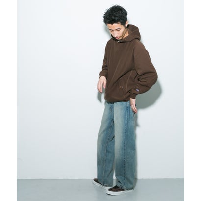 アーバンリサーチ ドアーズ URBAN RESEARCH DOORS 『別注』Champion×DOORS HALF SNAP PARKA （ライトピンク）｜詳細画像
