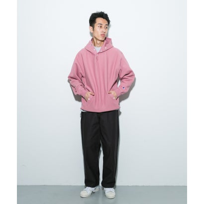 アーバンリサーチ ドアーズ URBAN RESEARCH DOORS 『別注』Champion×DOORS HALF SNAP PARKA （ブラウン）｜詳細画像