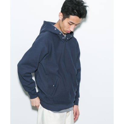 アーバンリサーチ ドアーズ URBAN RESEARCH DOORS 『別注』Champion×DOORS HALF SNAP PARKA （グリーン）｜詳細画像