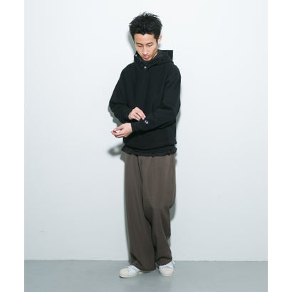 アーバンリサーチ ドアーズ URBAN RESEARCH DOORS 『別注』Champion×DOORS HALF SNAP PARKA （グレー）｜詳細画像