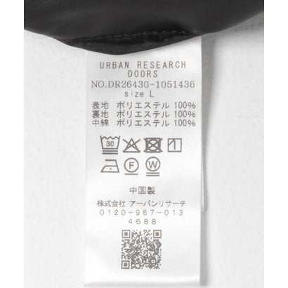 アーバンリサーチ ドアーズ URBAN RESEARCH DOORS 『UR TECH』完声/暖ニットメルトンパデットジャケット （ブラック）｜詳細画像