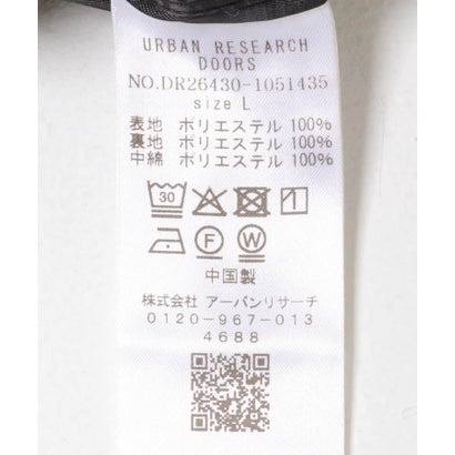 アーバンリサーチ ドアーズ URBAN RESEARCH DOORS 『UR TECH』完声/暖ニットメルトンパデットコート （ダークグレー）｜詳細画像