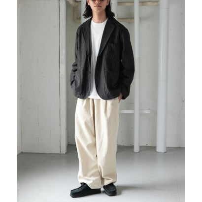 アーバンリサーチ ドアーズ URBAN RESEARCH DOORS FORK&SPOON ブラッシュドジャケット （ブラック系その他）｜詳細画像
