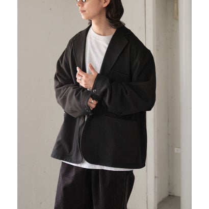 アーバンリサーチ ドアーズ URBAN RESEARCH DOORS FORK&SPOON ブラッシュドジャケット （ブラック系その他）｜詳細画像