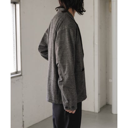 アーバンリサーチ ドアーズ URBAN RESEARCH DOORS FORK&SPOON ブラッシュドジャケット （ブラック）｜詳細画像