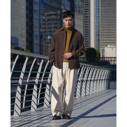 アーバンリサーチ ドアーズ URBAN RESEARCH DOORS 『UR TECH』完声/暖 ロングスリーブシャツ （ブラウン）｜詳細画像