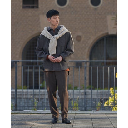 アーバンリサーチ ドアーズ URBAN RESEARCH DOORS 『UR TECH』完声/暖 ロングスリーブシャツ （ブラウン）｜詳細画像