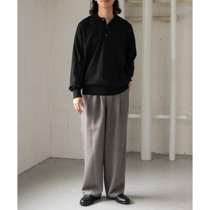アーバンリサーチ ドアーズ URBAN RESEARCH DOORS FORK&SPOON ウールライクツイルイージーパンツ （カーキ）｜詳細画像