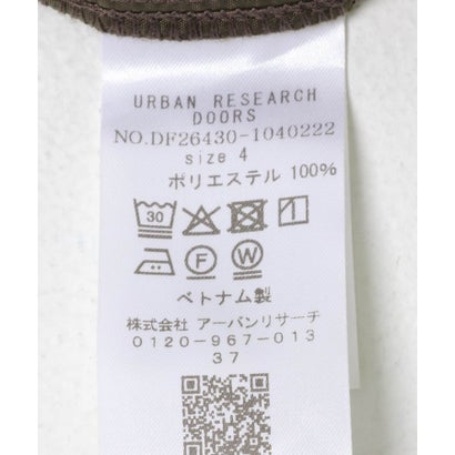 アーバンリサーチ ドアーズ URBAN RESEARCH DOORS FORK&SPOON ウールライクツイルイージーパンツ （ブラック）｜詳細画像