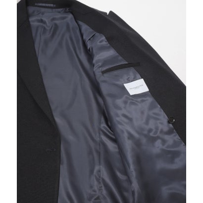 LIFE STYLE TAILOR ツイードライクコンフォータブルダブルジャケット （ネイビー）｜詳細画像
