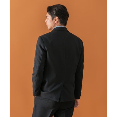 LIFE STYLE TAILOR ツイードライクコンフォータブルダブルジャケット （ブラウン）｜詳細画像
