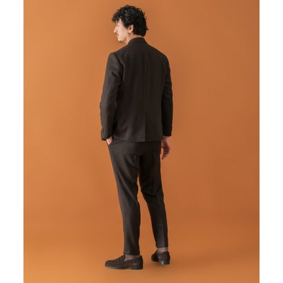LIFE STYLE TAILOR ツイードライクコンフォータブルダブルジャケット （グレー系その他）｜詳細画像