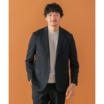 LIFE STYLE TAILOR ツイードライクコンフォータブルジャケット （グレー系その他）｜詳細画像