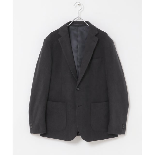 LIFE STYLE TAILOR コーデュロイコンフォータブルジャケット （チャコールグレー）