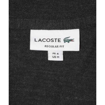 アーバンリサーチ ドアーズ URBAN RESEARCH DOORS LACOSTE ウールジャージ ロングスリーブ ポロシャツ （ダークグレー）｜詳細画像