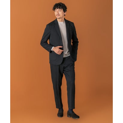 LIFE STYLE TAILOR ツイードライクコンフォータブルパンツ （ブラウン）｜詳細画像