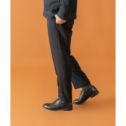 LIFE STYLE TAILOR ツイードライクコンフォータブルパンツ （ネイビー）｜詳細画像