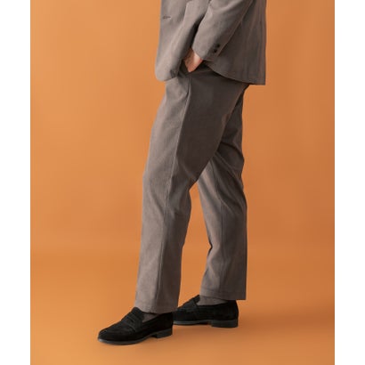 LIFE STYLE TAILOR コーデュロイコンフォータブルパンツ （ブラウン）｜詳細画像