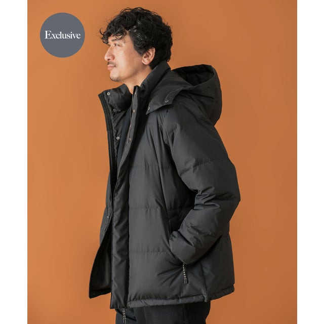 『別注』TAION×LIFE STYLE TAILOR ダウンコート （ブラック）